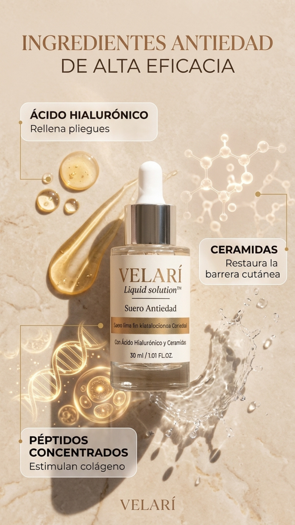 VELARÍ Liquid Solution™ - Suero Antiedad