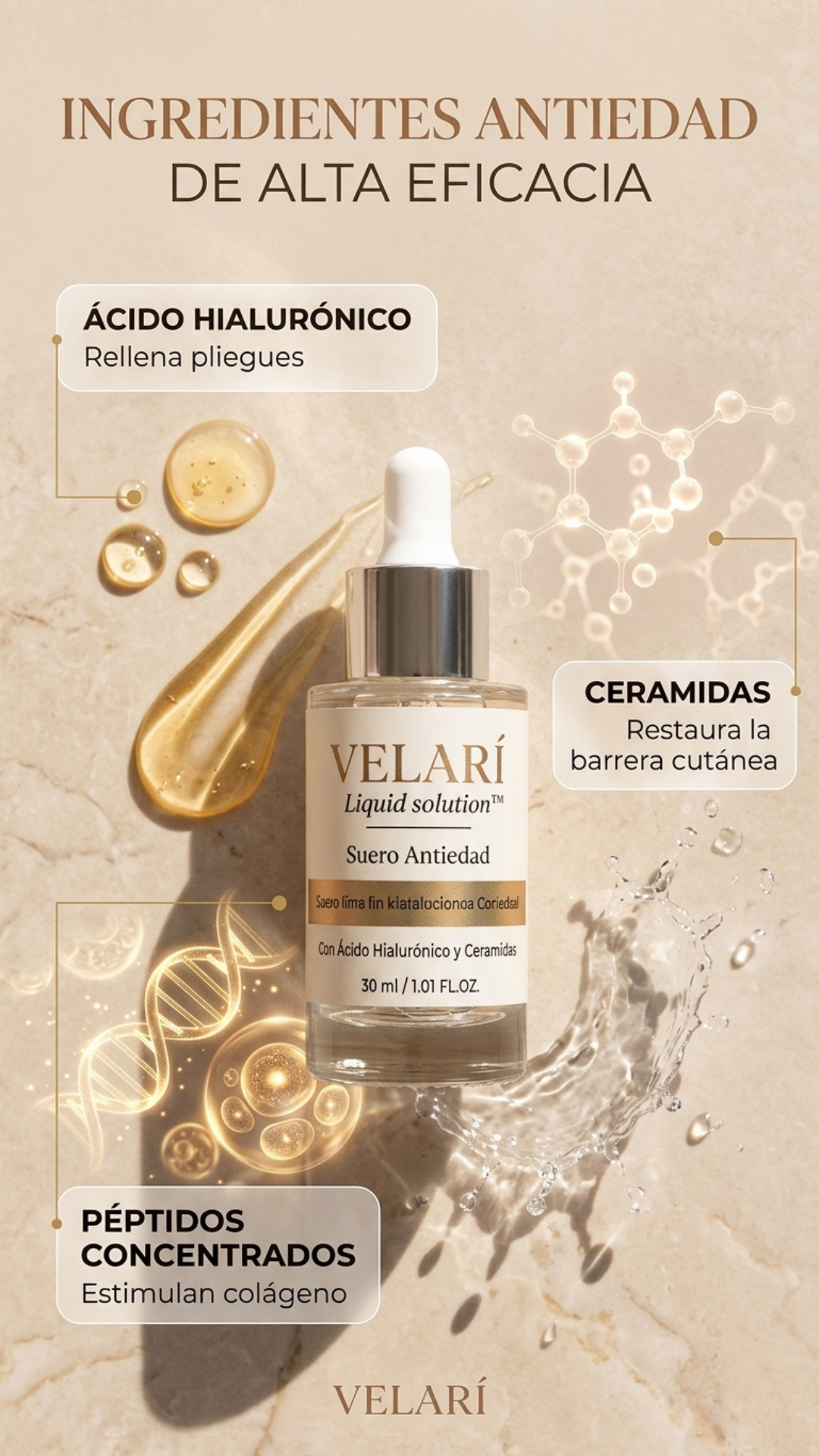 VELARÍ Liquid Solution™ - Suero Antiedad