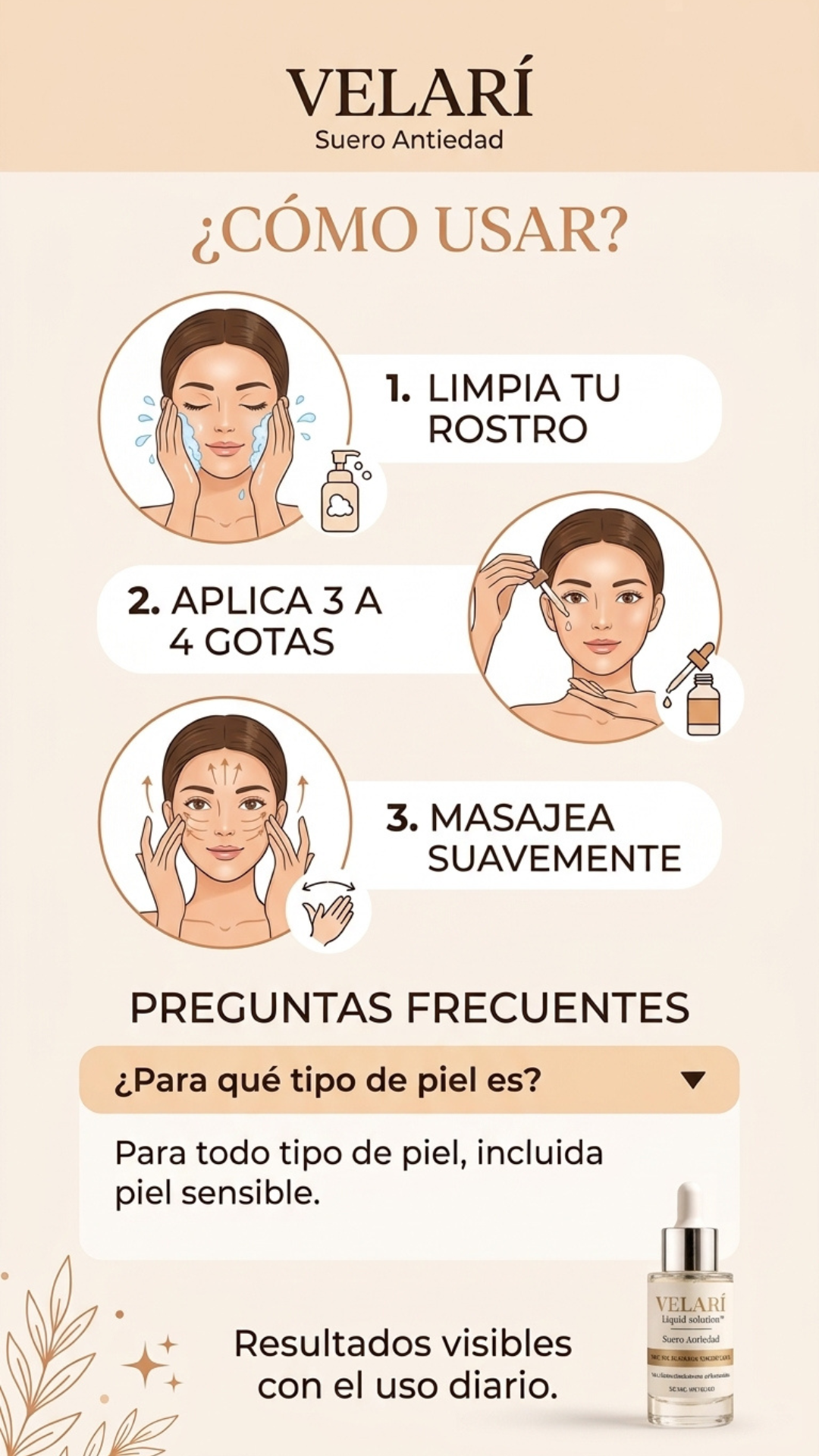 VELARÍ Liquid Solution™ - Suero Antiedad